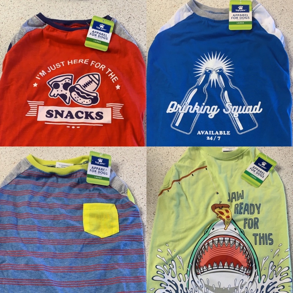 Top Paw Dog Bundle T-shirts For Furr Babies